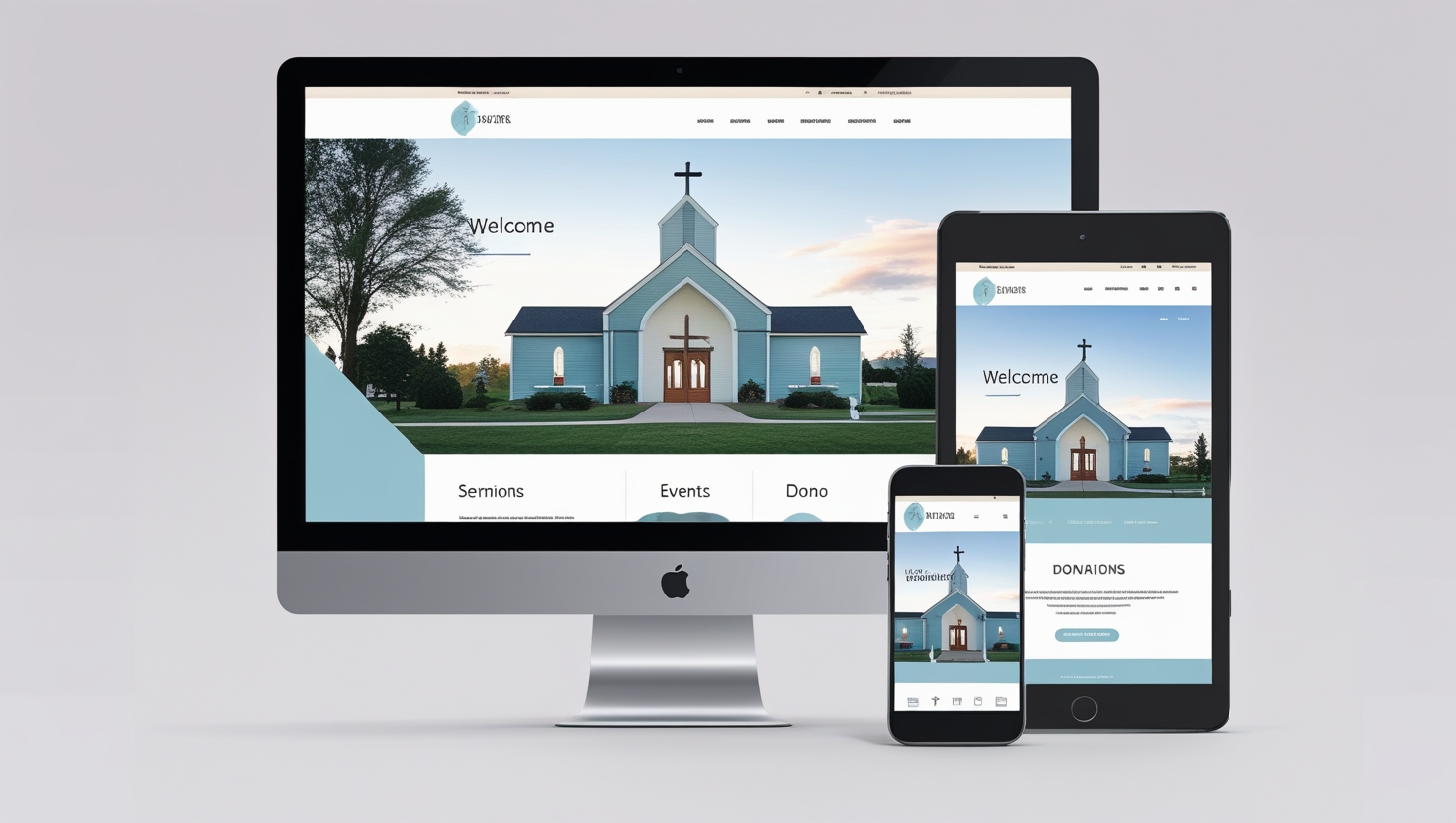 church websites built with Elementor WordPress